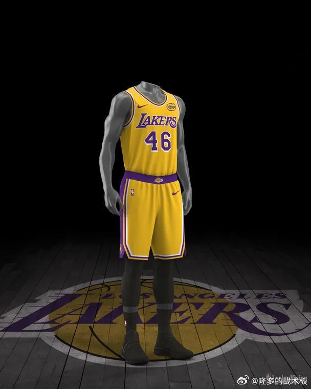 湖人掘金卡位战球衣设计引热议